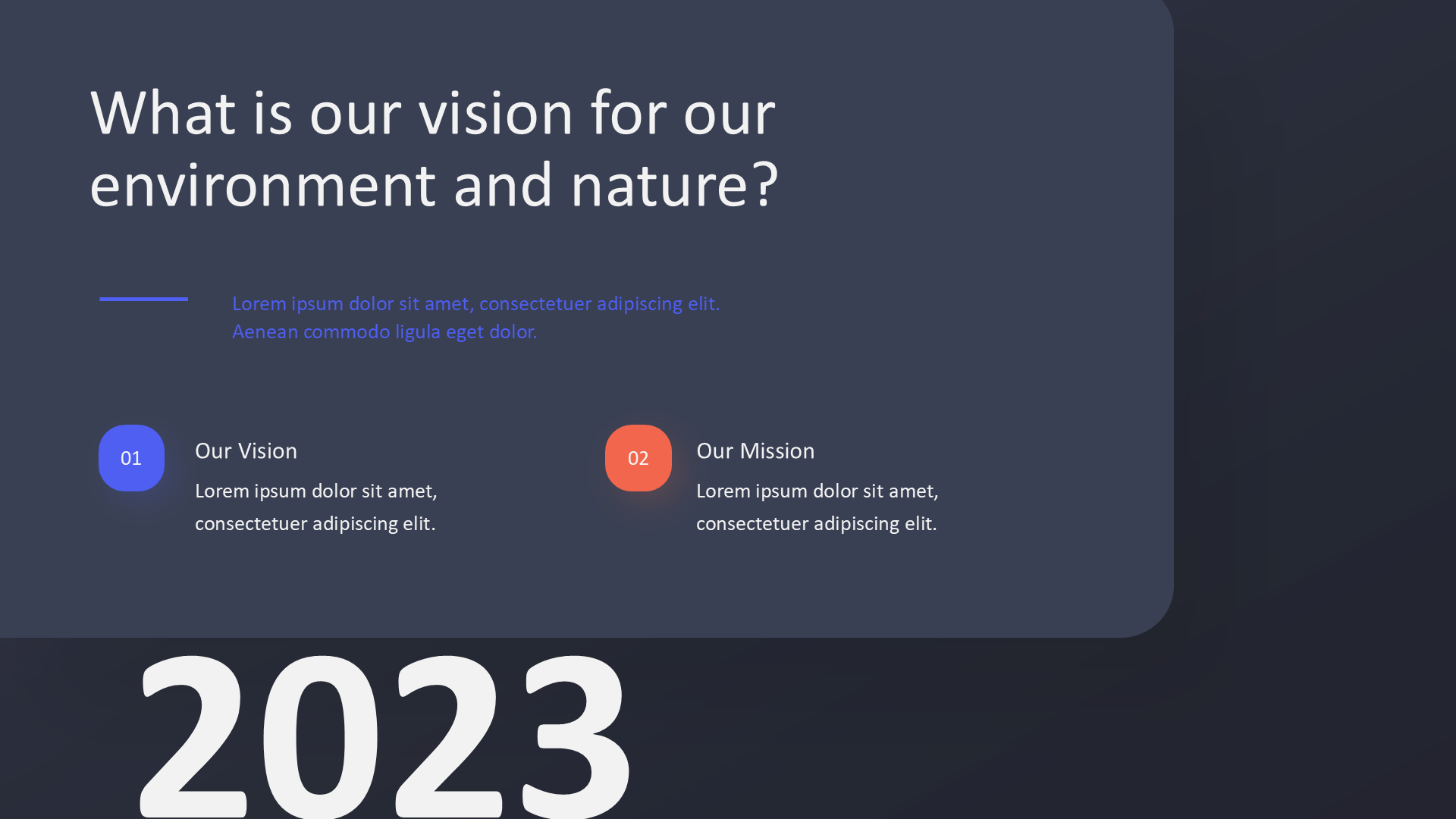 Vision Mission Dark slide 7